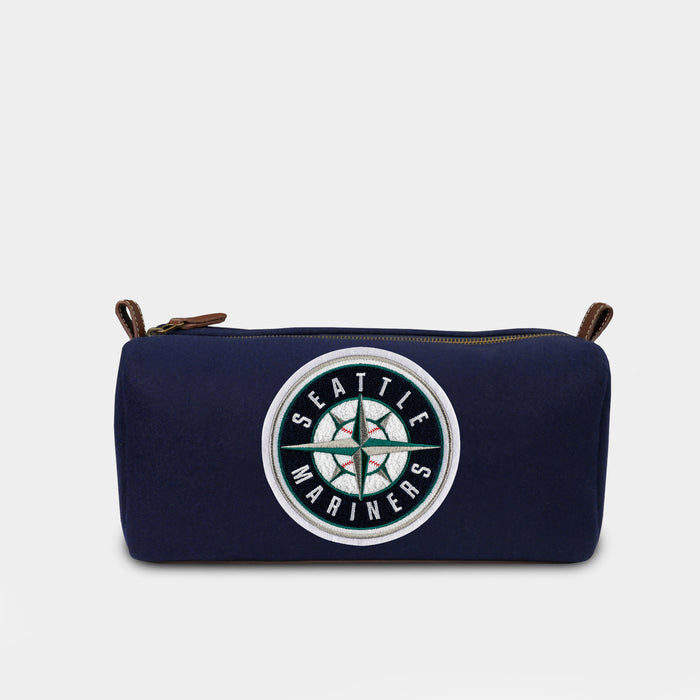 Seattle Mariners Navy Wool Dopp Kit