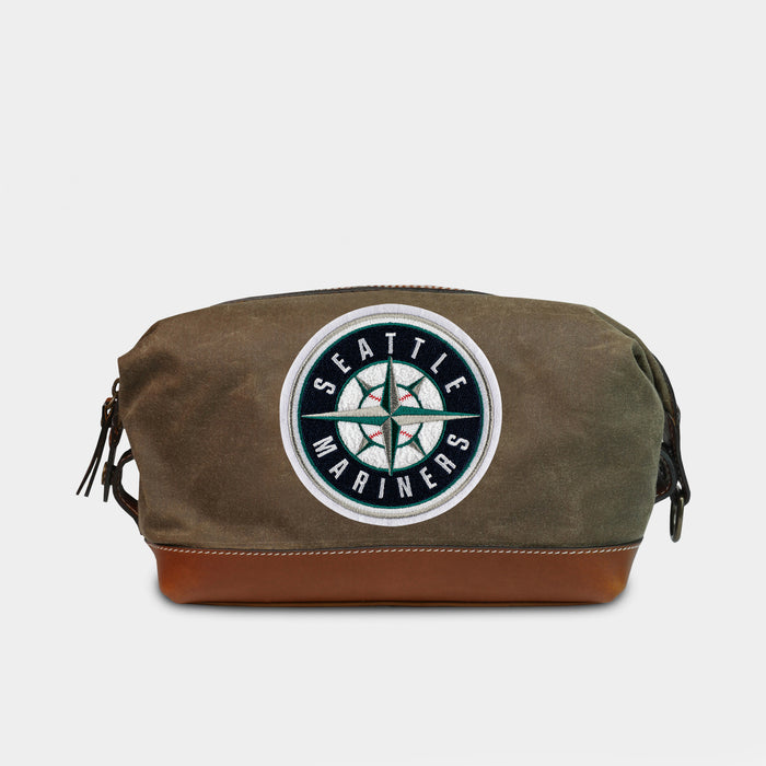 Seattle Mariners Pro Waxed Canvas Dopp Kit