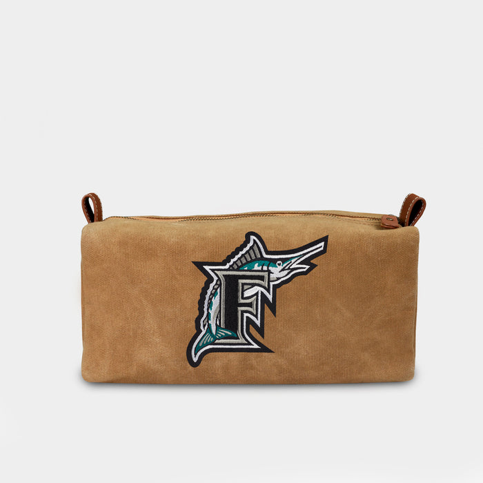 Miami Marlins Canvas Dopp Kit