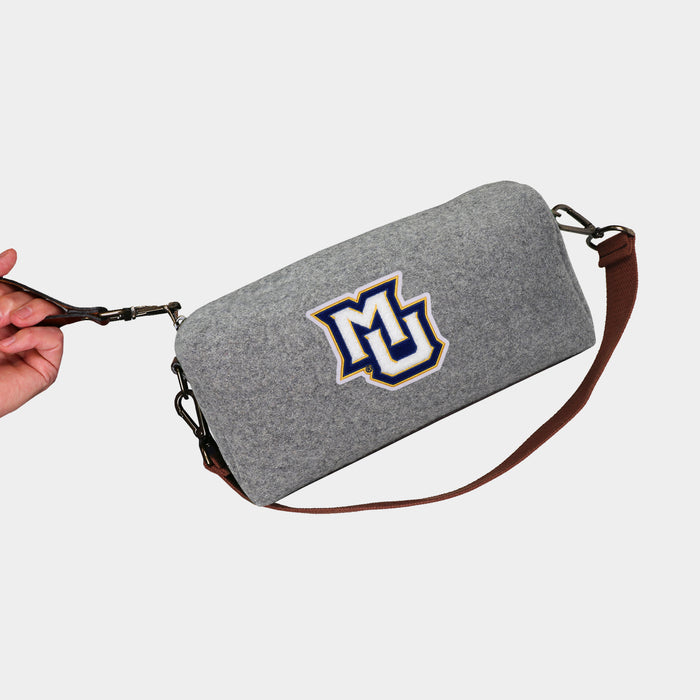 Marquette Golden Eagles Grey Wool Locker Room Bag