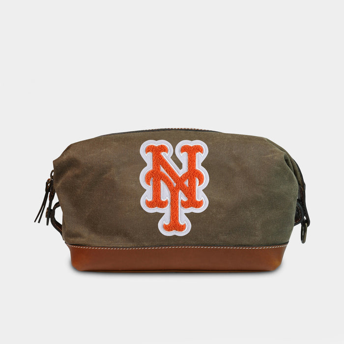 New York Mets "NY" Pro Waxed Canvas Dopp Kit