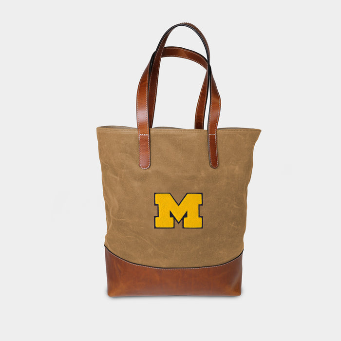 Michigan Wolverines Small "M" Canvas Tote