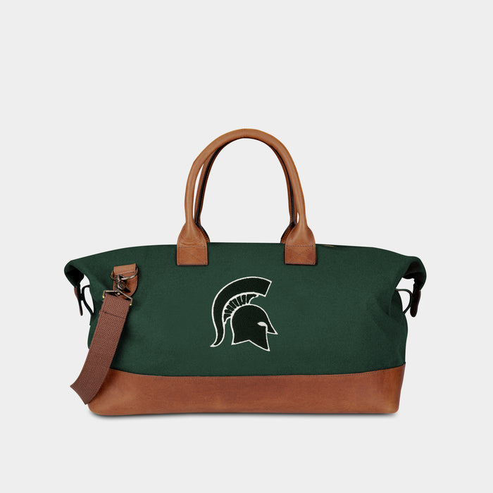 Michigan State Spartans Green Duffle Bag
