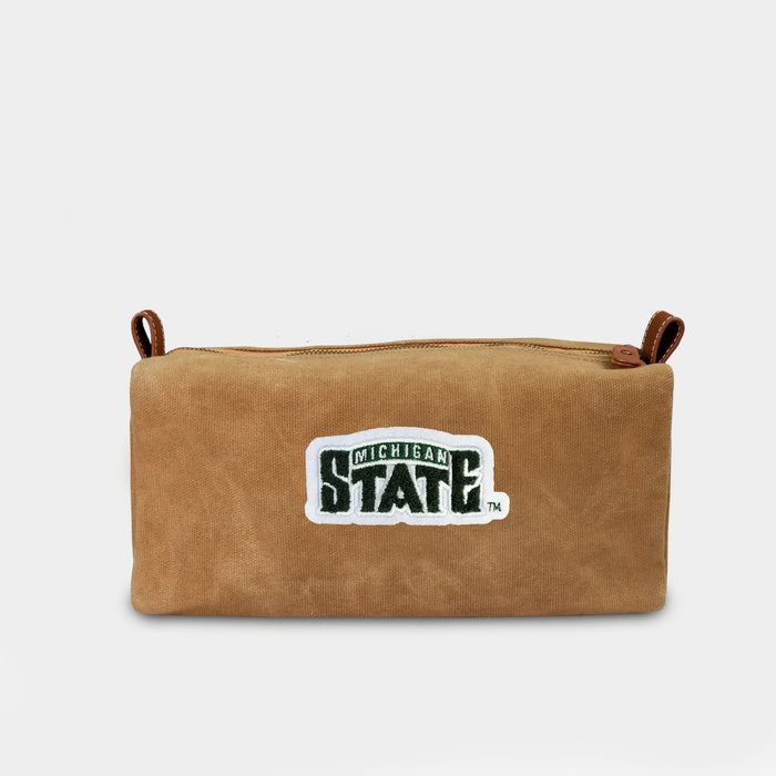 Michigan State Vault Canvas Dopp Kit