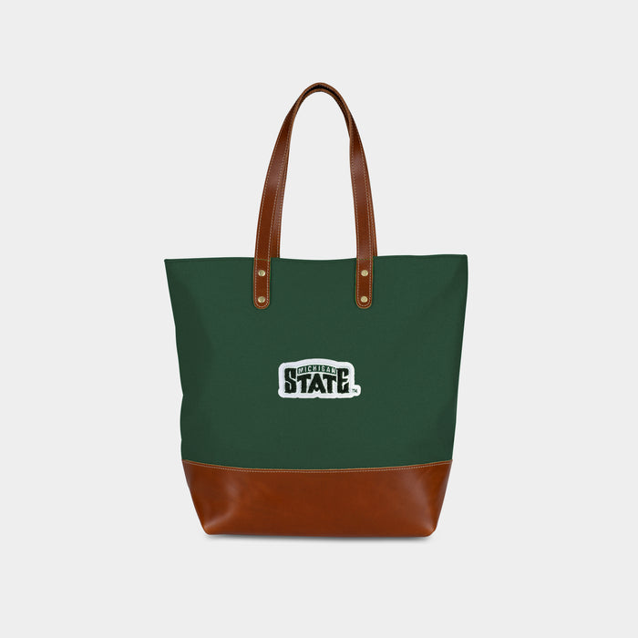 Michigan State Spartans Vintage Green Tote Bag