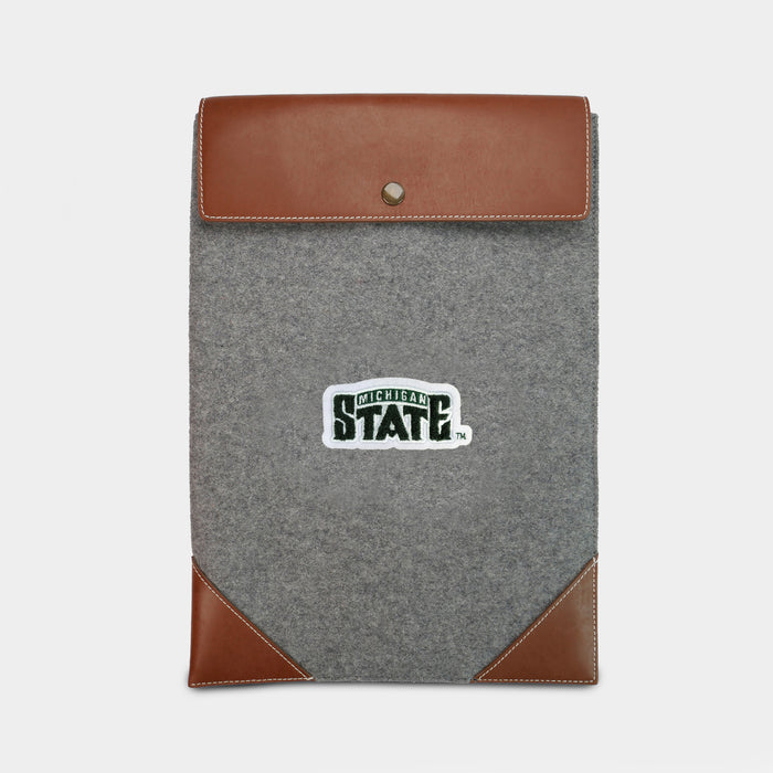 Michigan State Vintage Laptop Folio Sleeve