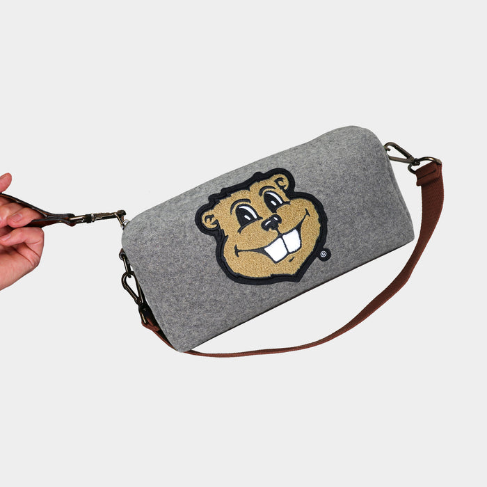 Minnesota Golden Gophers Goldy Grey Wool Locker Room Bag