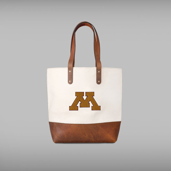 Minnesota Golden Gophers "M" Cream Tote Bag