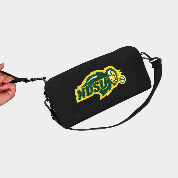 North Dakota State Bison Black Wool Locker Room Bag