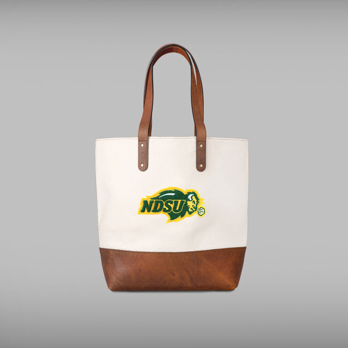 North Dakota State Bison Cream Tote Bag