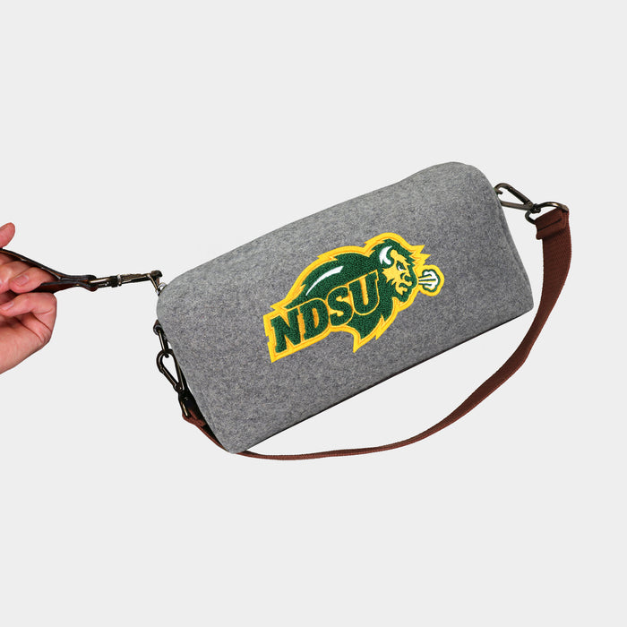 North Dakota State Bison Grey Wool Locker Room Bag