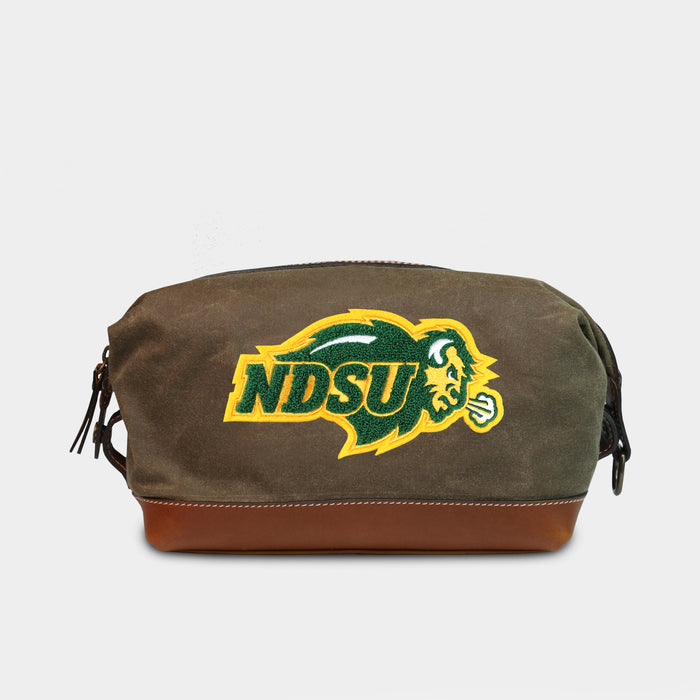North Dakota State Bison Pro Waxed Canvas Dopp Kit