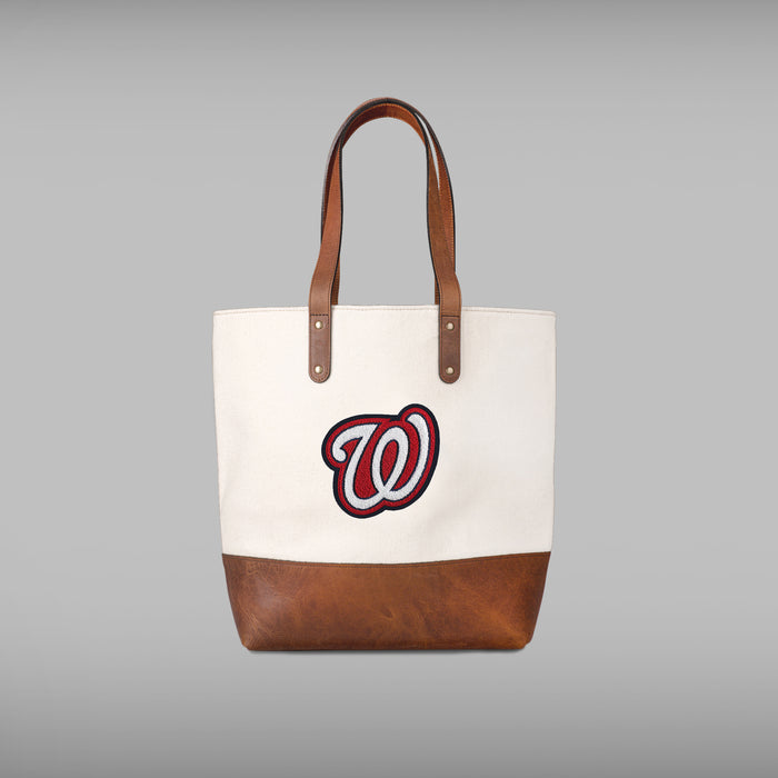 Washington Nationals Cream Tote Bag