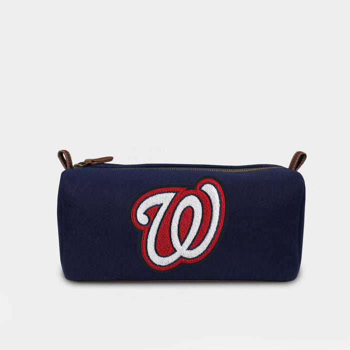 Washington Nationals Navy Wool Dopp Kit