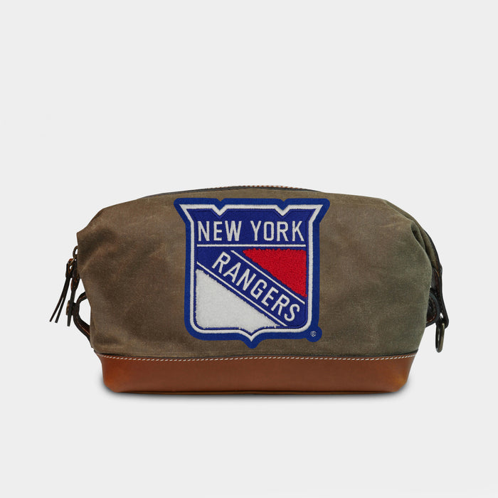 New York Rangers Pro Waxed Canvas Dopp Kit