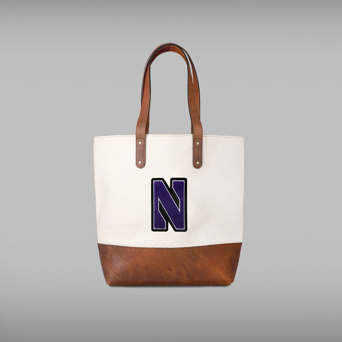 Northwestern Wildcats Cream Tote Bag