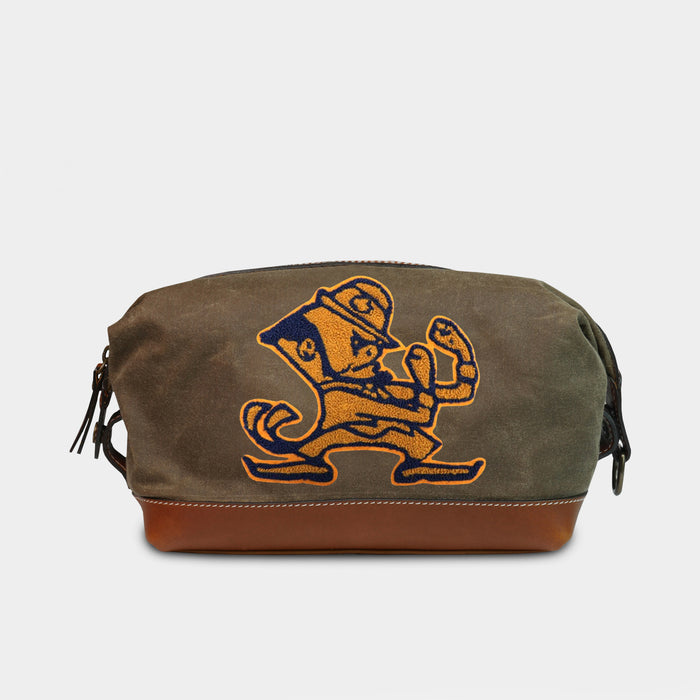 Notre Dame Fighting Irish Tonal Pro Waxed Canvas Dopp Kit