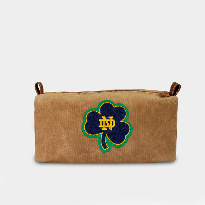 Notre Dame Fighting Irish "Shamrock" Canvas Dopp Kit