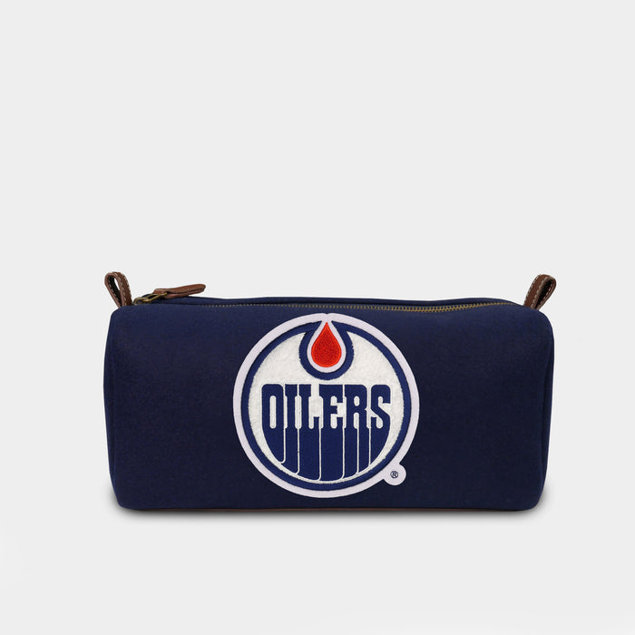 Edmonton Oilers Wool Dopp Kit