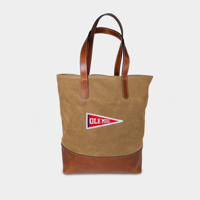 Ole Miss Rebels Vault "Pennant" Canvas Tote