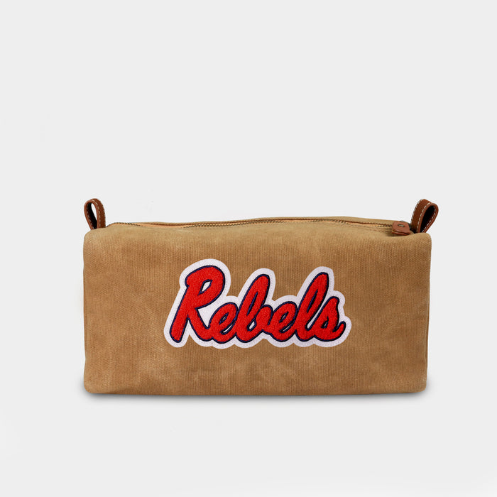 Ole Miss Rebels Canvas Dopp Kit