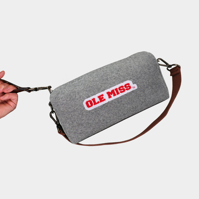 Ole Miss Rebels Block Vault Grey Locker Room Bag