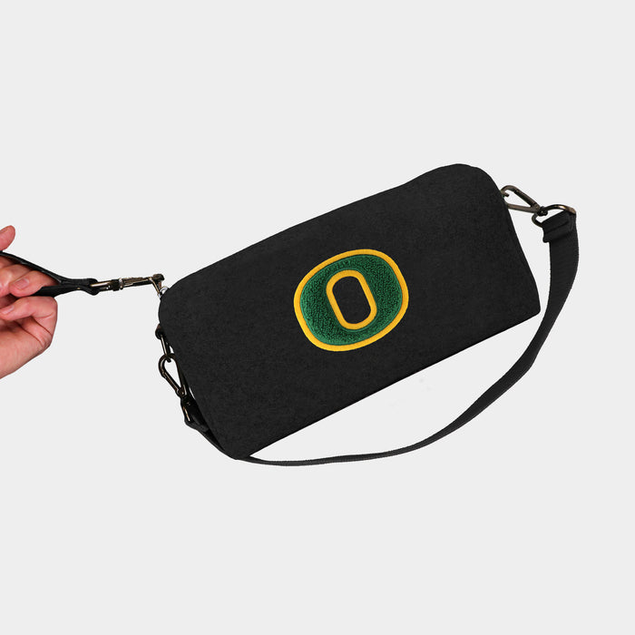 Oregon Ducks Black Wool Locker Room Bag