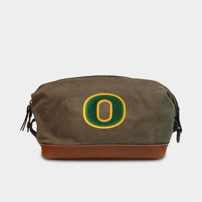 Oregon Ducks Pro Waxed Canvas Dopp Kit