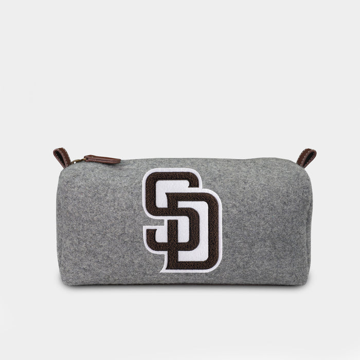 San Diego Padres "SD" Grey Wool Dopp Kit