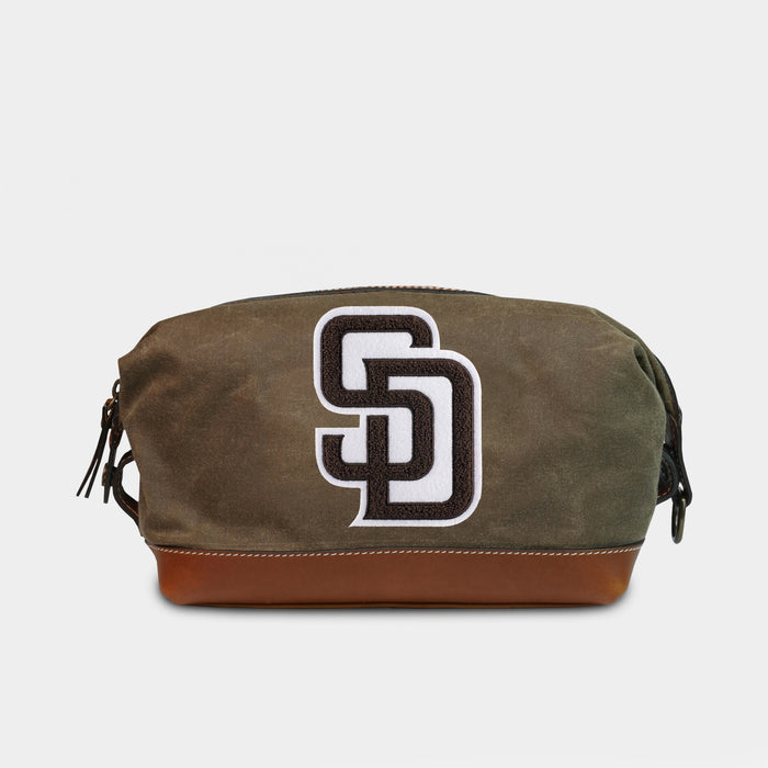 San Diego Padres "SD" Pro Waxed Canvas Dopp Kit