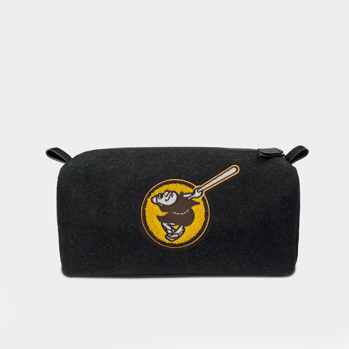 San Diego Padres "Padre" Black Wool Dopp Kit