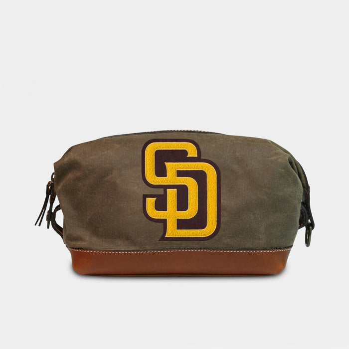 San Diego Padres Yellow "SD" Pro Waxed Canvas Dopp Kit