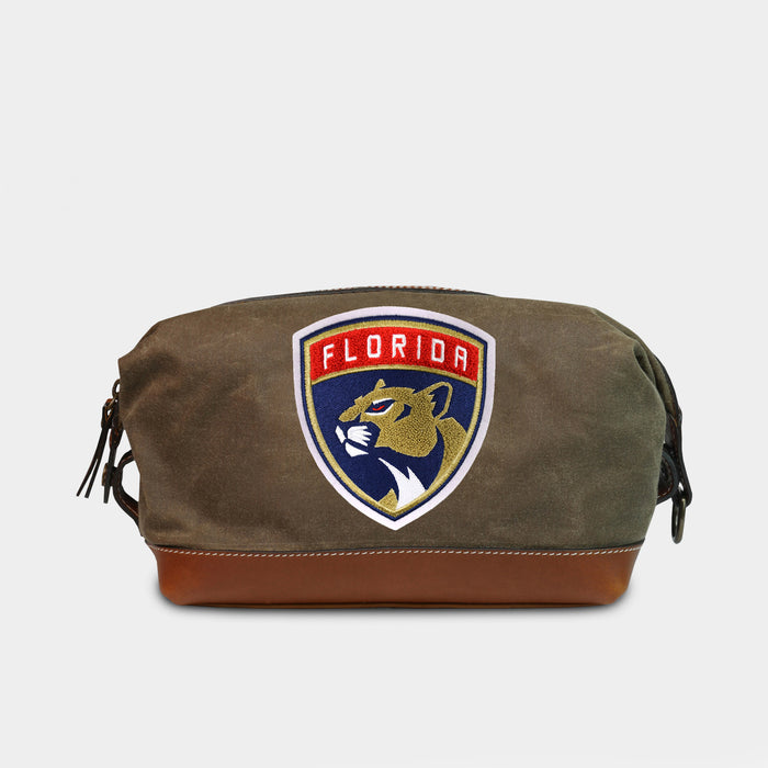Florida Panthers Pro Waxed Canvas Dopp Kit