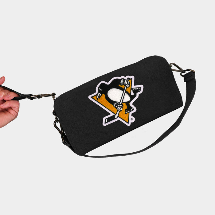 Pittsburgh Penguins Black Wool Locker Room Bag