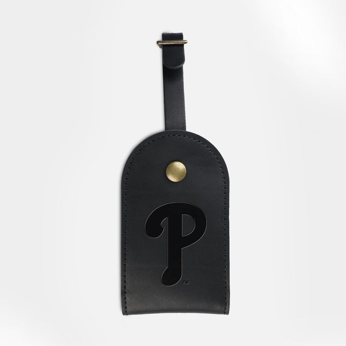 Philadelphia Phillies "P" Black Luggage Tag