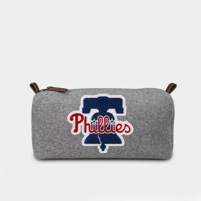 Philadelphia Phillies Grey Wool Dopp Kit