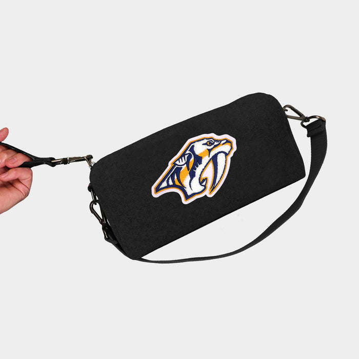 Nashville Predators Black Wool Locker Room Bag