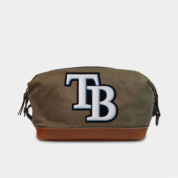 Tampa Bay Rays "TB" Pro Waxed Canvas Dopp Kit