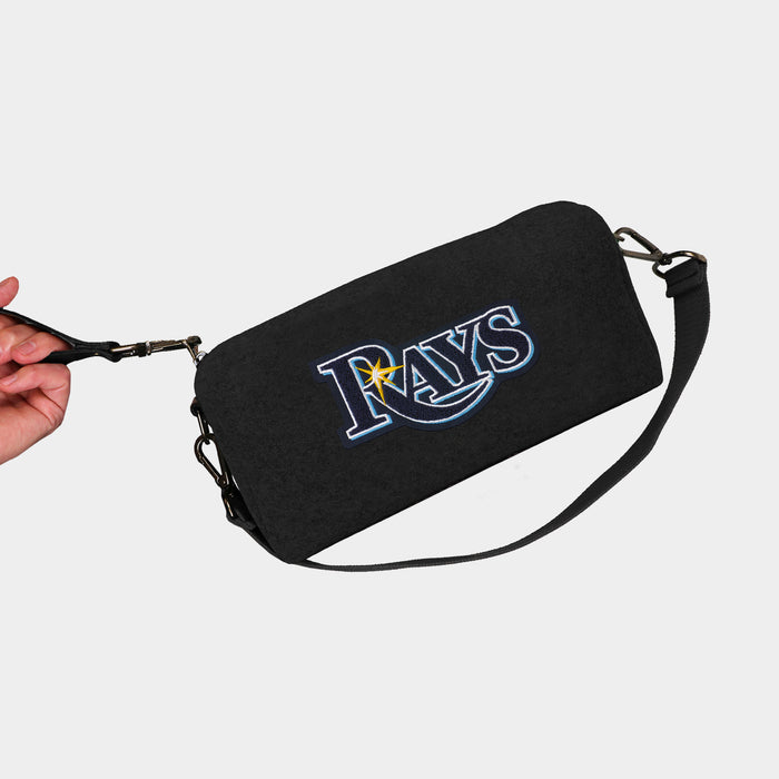 Tampa Bay Rays Black Wool Locker Room Bag