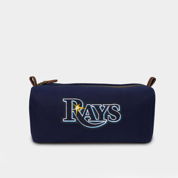 Tampa Bay Rays Navy Wool Dopp Kit