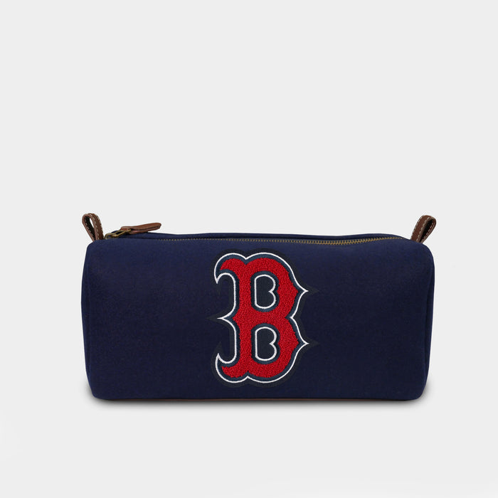 Boston Red Sox "B" Navy Wool Dopp Kit
