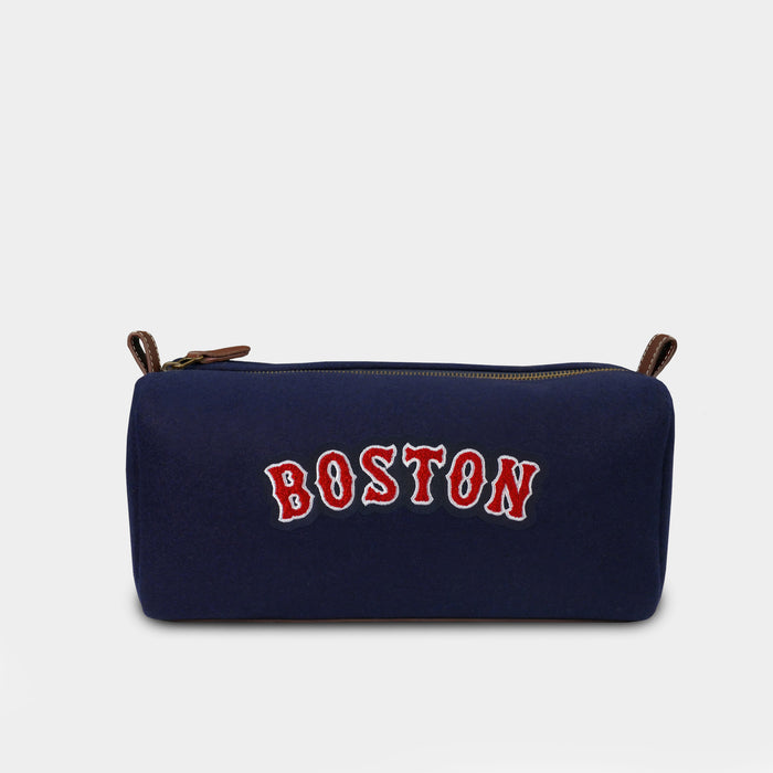 Boston Red Sox "Boston" Navy Wool Dopp Kit