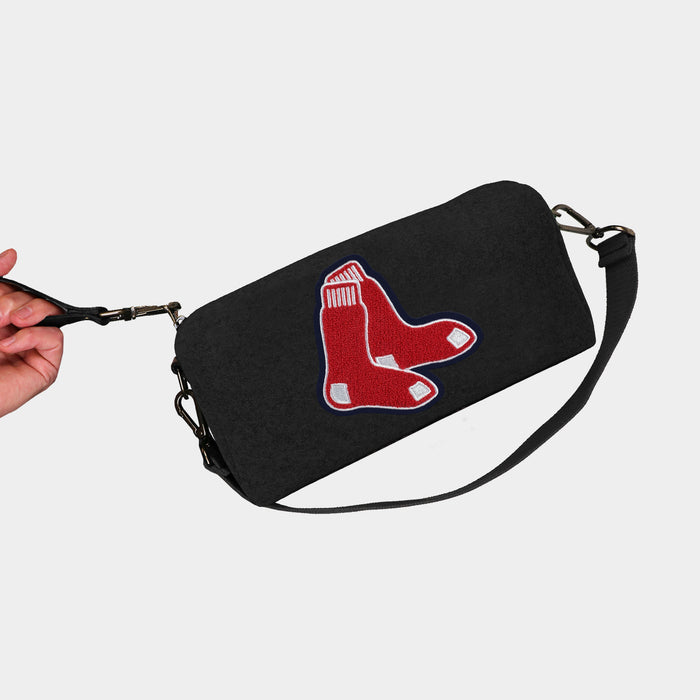 Boston Red Sox "Socks" Black Wool Locker Room Bag