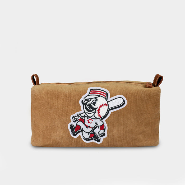 Cincinnati Reds "Mr. Red Legs" Canvas Dopp Kit