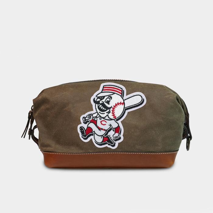 Cincinnati Reds "Mr. Red Legs" Pro Waxed Canvas Dopp Kit