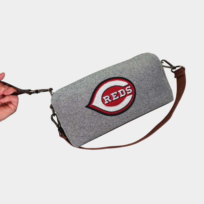 Cincinnati Reds Grey Wool Locker Room Bag