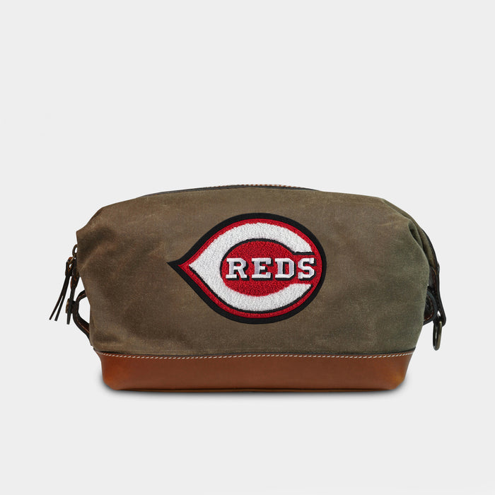 Cincinnati Reds Pro Waxed Canvas Dopp Kit