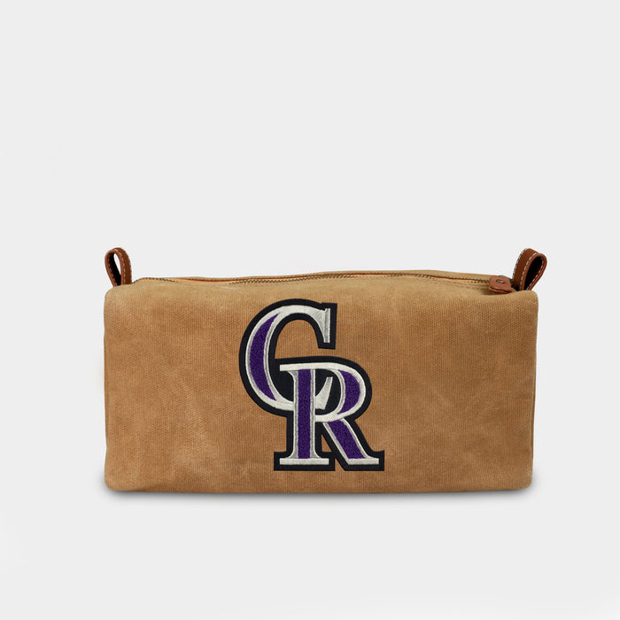 Colorado Rockies Canvas Dopp Kit