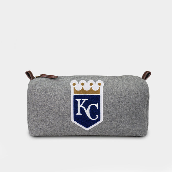Kansas City Royals Grey Wool Dopp Kit