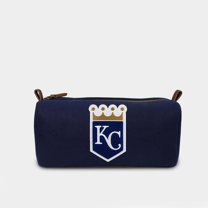 Kansas City Royals Navy Wool Dopp Kit